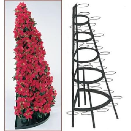 Manmade Decorative Trees, 5 Foot Half Round Tree Rack MA50931
